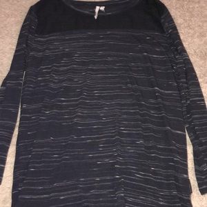 black long sleeve shirt